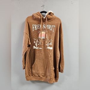 Junior's Faux Sherpa Trim Hoodie